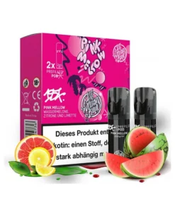 187 Strassenbande – Pod (2er Set) – Pink Mellow (Wassermelone, Grapefrucht, Zitrone) – 20mg – ca. 600 Züge