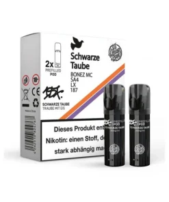 187 Strassenbande – Pod (2er Set) – Schwarze Taube (Traube, Eis) – 20mg – ca. 600 Züge