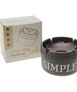 Aschenbecher „Simple Style“ braun, Ø 9,5 cm; Höhe: 6,5 cm