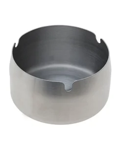 Aschenbecher „L“ silber, matt gebürstet; Ø 9,5 cm; Höhe 5,3 cm