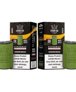Pods (1x links & 1x rechts) – Al Fakher 30K Hyper Max – Advanced – Big Puffs – Summer Dream (trop. Früchte)