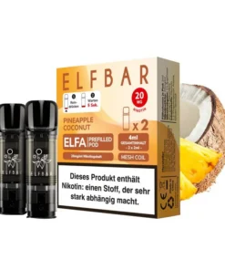ELFBAR ELFA Prefilled Pod – Pineapple Coconut (Ananas, Kokosnuss) – 20mg – 2er Set