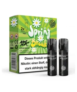 187 Strassenbande – Pod (2er Set) – Spring Break (Kiwi, Passionsfrucht, Guave) – 20mg – ca. 600 Züge