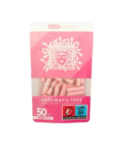 Medusafilters „Rosé Edition“, Ø 60 mm, Aktivkohlefilter ; 50er Pack