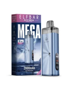 ELFBAR ELFX MEGA – Refillable Kit – cyan (türkis)