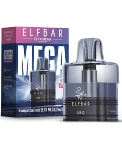 ELFBAR ELFX MEGA – Refillable Pod – Mesh Coil 0,8 Ohm, 10 ml