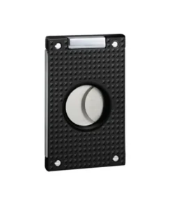 Zigarrenabschneider „Chrom/ Schwarz“, 2 Klingen; Ring 56
