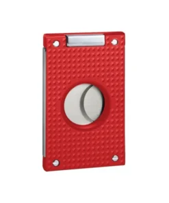 Zigarrenabschneider „Chrom/ Rot“, 2 Klingen; Ring 56