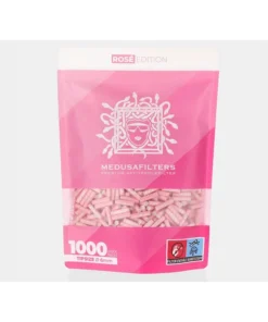 Medusafilters „Rosé Edition“, Ø 60 mm, Aktivkohlefilter ; 1000er Pack