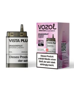 Vozol Vista Plug Ez Pod – Dragonfruit Banana Cherry (Drachenfrucht, Banane, Kirsche) – 10ml