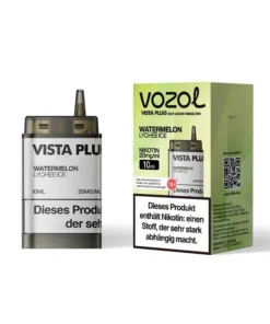Vozol Vista Plug Ez Pod – Watermelon Lychee Ice (Wassermelone, Lychee, Eis) – 10ml
