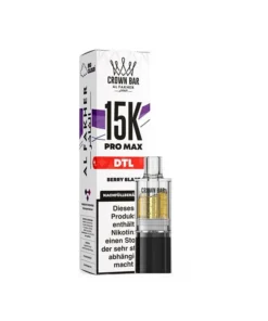 Al Fakher 15K PRO MAX Pod – Berry Blast (Himbeer-, Erdbeer-, Brombeer- u. Blaubeeraromen) – 6 mg – 15.000 Züge