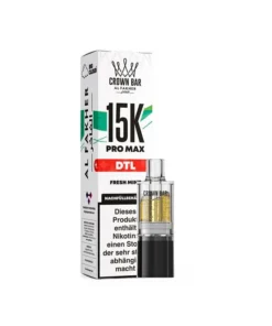 Al Fakher 15K PRO MAX Pod – Fresh Mint (Frische Minze) – 6 mg – 15.000 Züge