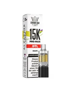 Al Fakher 15K PRO MAX Pod – Grape (Weintraube) – 6 mg – 15.000 Züge