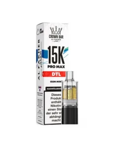 Al Fakher 15K PRO MAX Pod – Gum Mint (Kaugummi, Minze) – 6 mg – 15.000 Züge