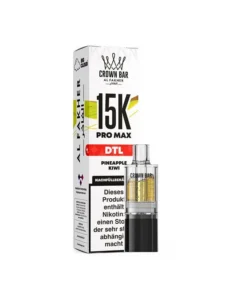 Al Fakher 15K PRO MAX Pod – Pineapple Kiwi (Ananas, Kiwi) – 6 mg – 15.000 Züge
