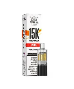 Al Fakher 15K PRO MAX Pod – Triple Mango (Dreifache Mango-Power) – 6 mg – 15.000 Züge