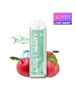 Lost Mary QM600 Crystal Edition – Apple Ice (Apfel, Eis) – Vape – 20mg – 600 Züge