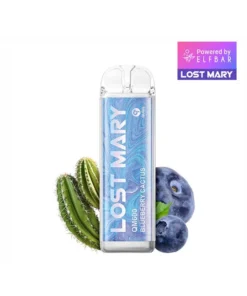 Lost Mary QM600 Crystal Edition – Blueberry Cactus (Blaubeere, Kaktus) – Vape – 20mg – 600 Züge