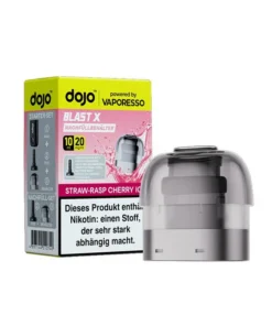 Vaporesso – Dojo Blast X – Pod – Straw-Raspberry Cherry Ice – 20mg