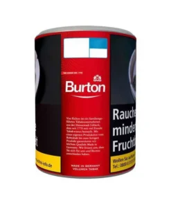 Burton Rot XL Tabak Dose Zigarettentabak