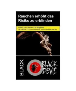 Black Devil Black Zigaretten Packung