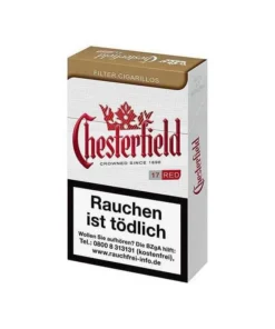 Chesterfield Red Filter Zigarillos Packung