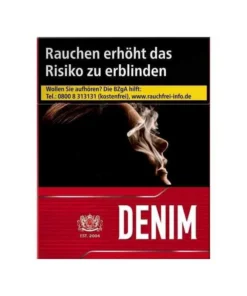 Denim Red XL Zigaretten Packung