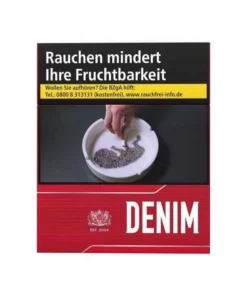 Denim Red XXXL Zigaretten Packung