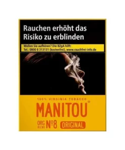 Manitou Organic Blend No.8 XL Gold Zigaretten Packung