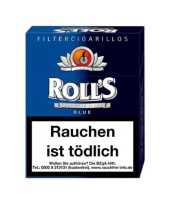 Rolls Blue Naturdeckblatt Zigarillos Päckchen