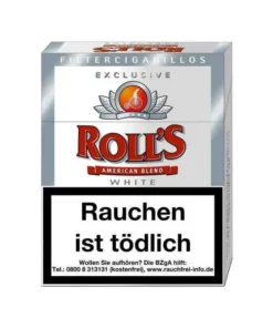 Rolls Exclusive White Naturdeckblatt Zigarillos
