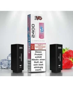 IVG 2400 Strawberry Ice Prefilled Pod 20mg – 2er Set