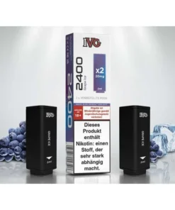 IVG 2400 Grape Ice Prefilled Pod 20mg – 2er Set