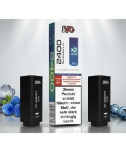 IVG 2400 Blue Raspberry Ice Prefilled Pod 20mg – 2er Set