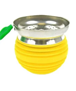Shisha Kopf Apfel Gelb mit Sieb