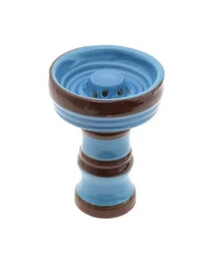 Shishakopf Keramik Coffee Braun-Hellblau