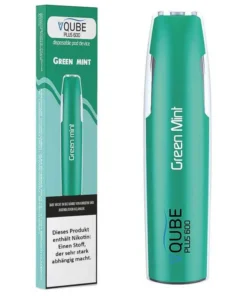 VQube Plus 600 Green Mint E-Zigarette 16mg