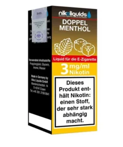 Nikoliquids E-Liquid Doppel Menthol 3mg