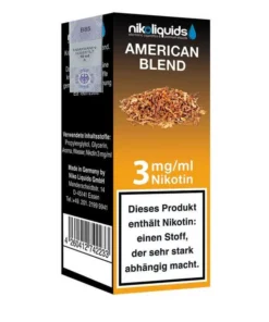 Nikoliquids E-Liquid American Blend 3mg