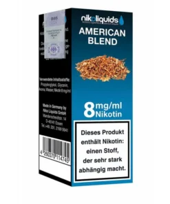 Nikoliquids E-Liquid American Blend 8mg