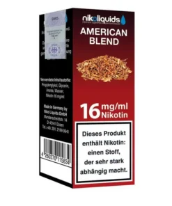 Nikoliquids E-Liquid American Blend 16mg