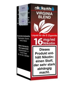 Nikoliquids E-Liquid Virginia Blend 16mg
