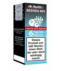 Nikoliquids E-Liquid Beeren Mix 6mg