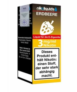 Nikoliquids E-Liquid Erdbeere 3mg