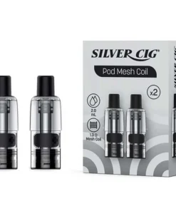 Silver Cig Pod Mesh Coil 2 Stück