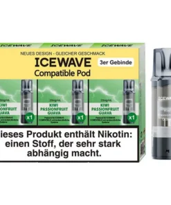 ICEWAVE Pod Kiwi Passionfruit Guave 20 mg/ml 3 Stück