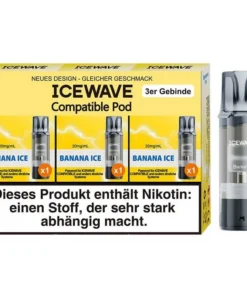 ICEWAVE Pod Banana Ice 20 mg/ml 3 Stück