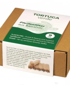 Tortuga Verde Balsaholz Filter 9mm