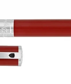 S.T. Dupont Tintenroller rot mit Chromfinish